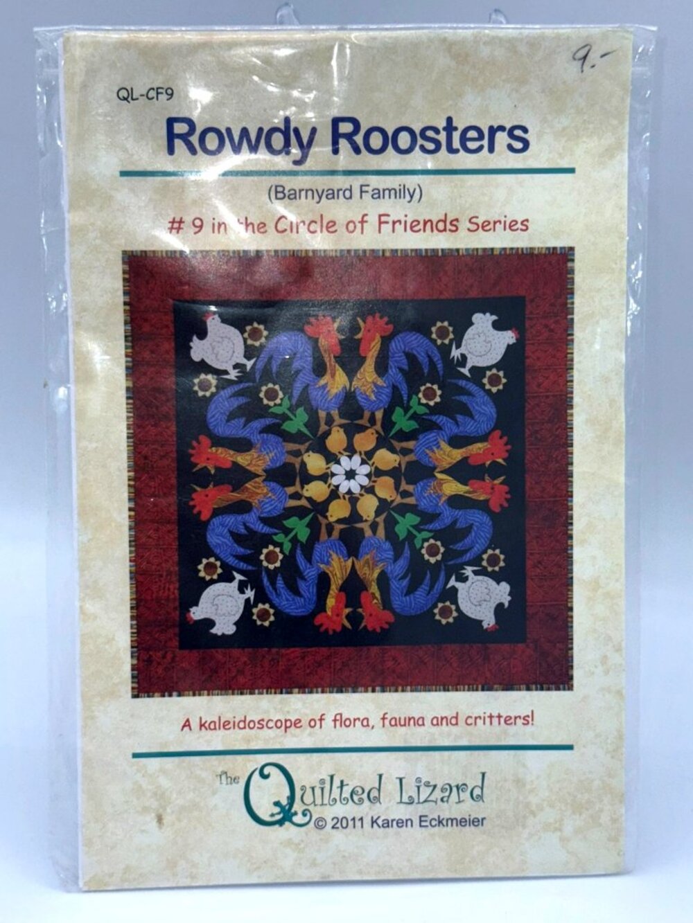 Rowdy Roosters Quilt Pattern Barnyard Circle of Friends The Quilted Lizard